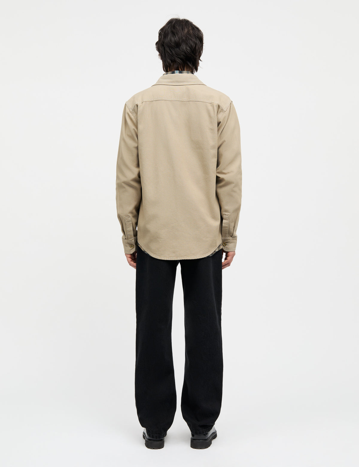 Dyed Canvas Skyler Shirt, Silver Sage