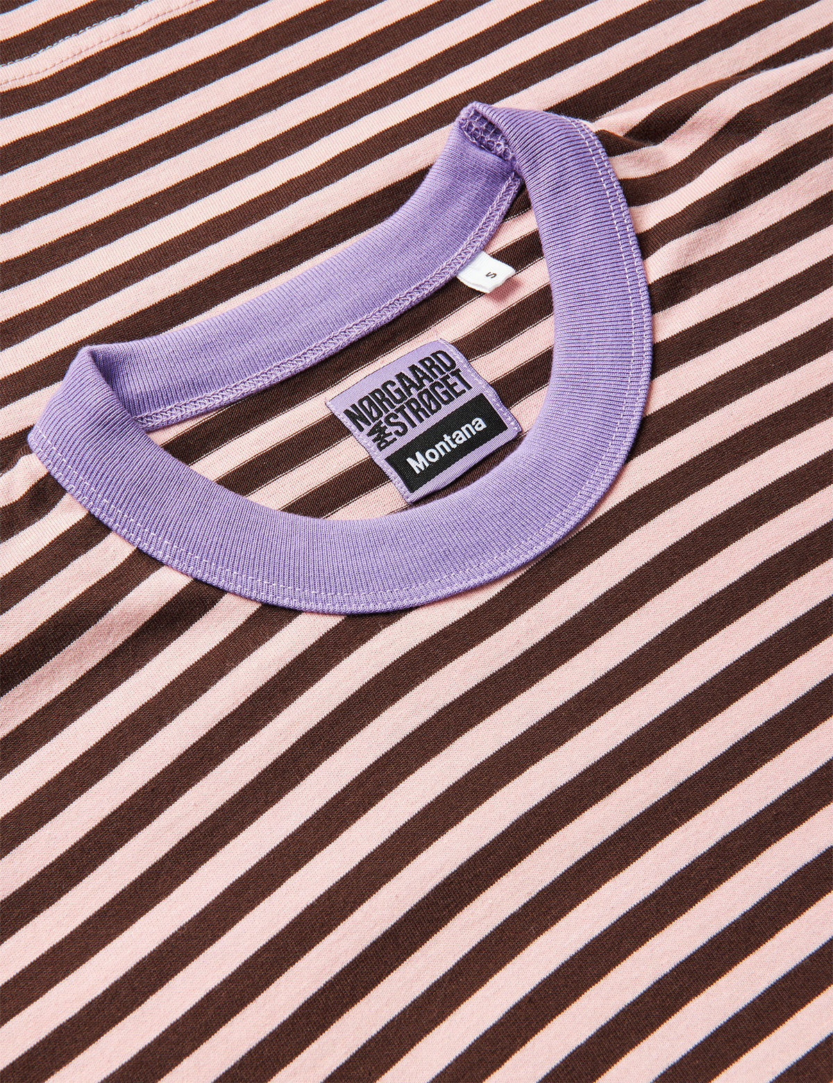 Cotton Jersey Frode Montana Tee, Stripe/Lillac Breeze