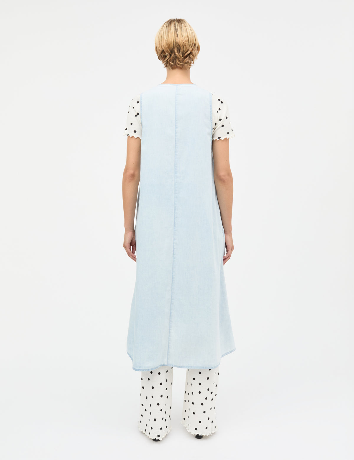 Air Denim Pauline Dress, Sunbleached Blue