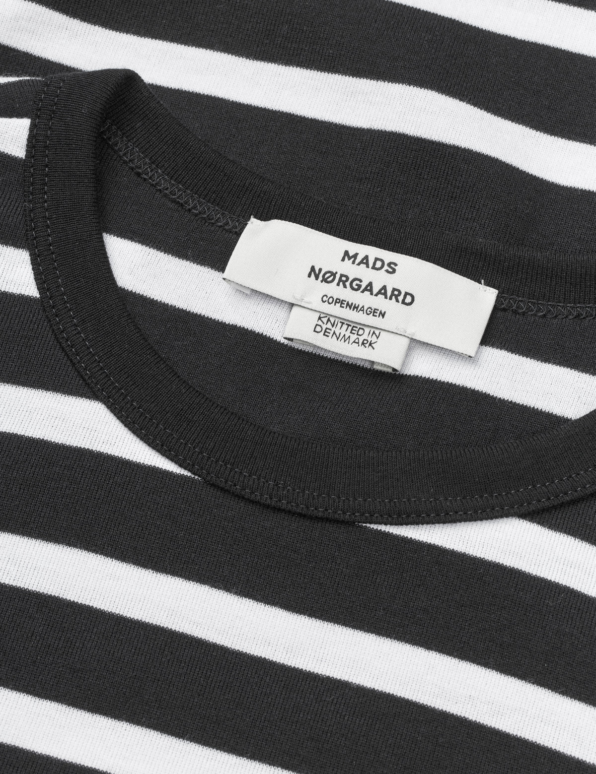 Grace Jersey Stripe Lea Top, Black/White