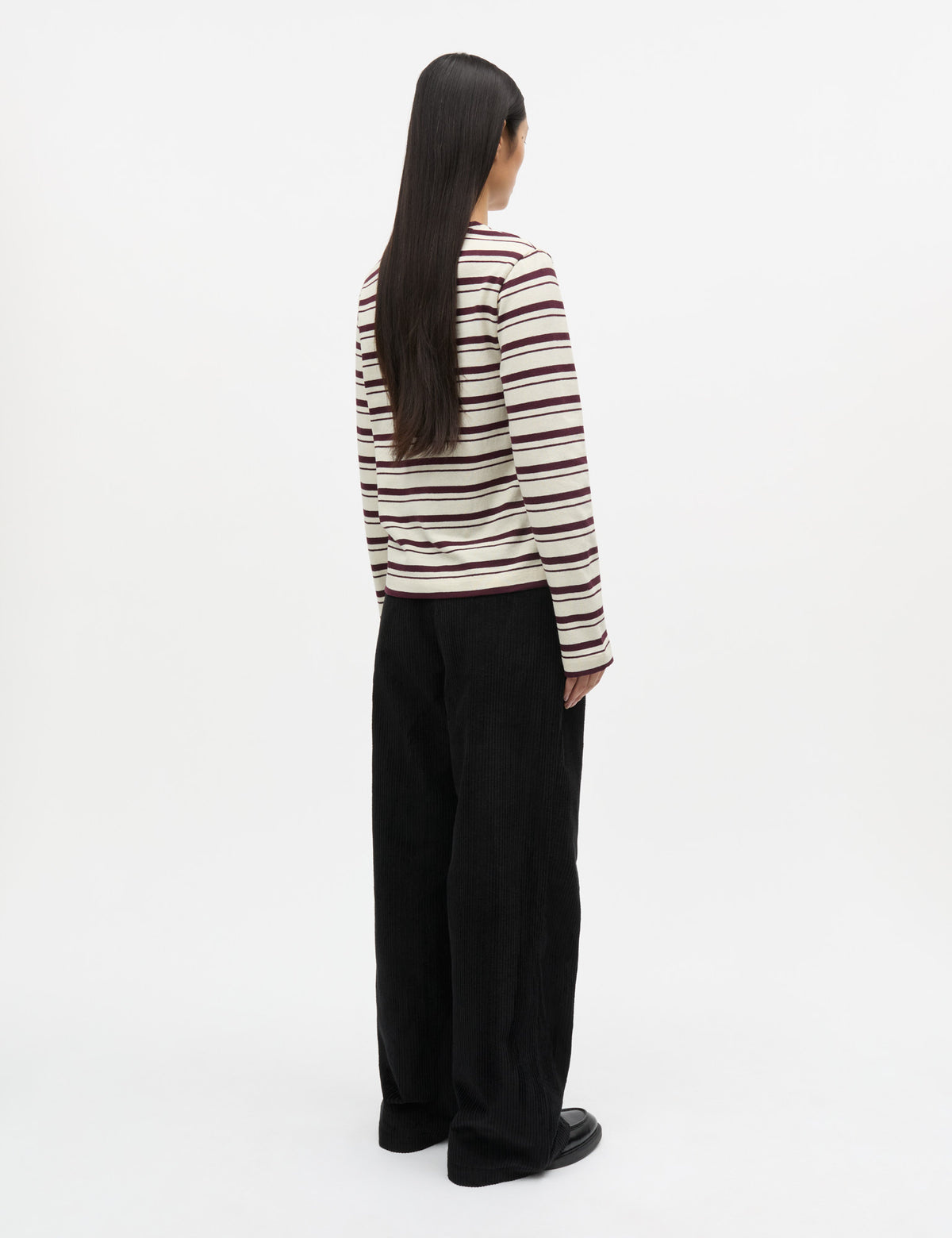 Pretty Cord Carly Pants, Black