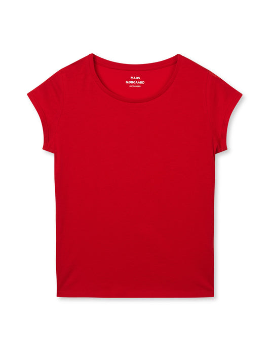 Fine Jersey Teasy Tee FAV, Goji Berry