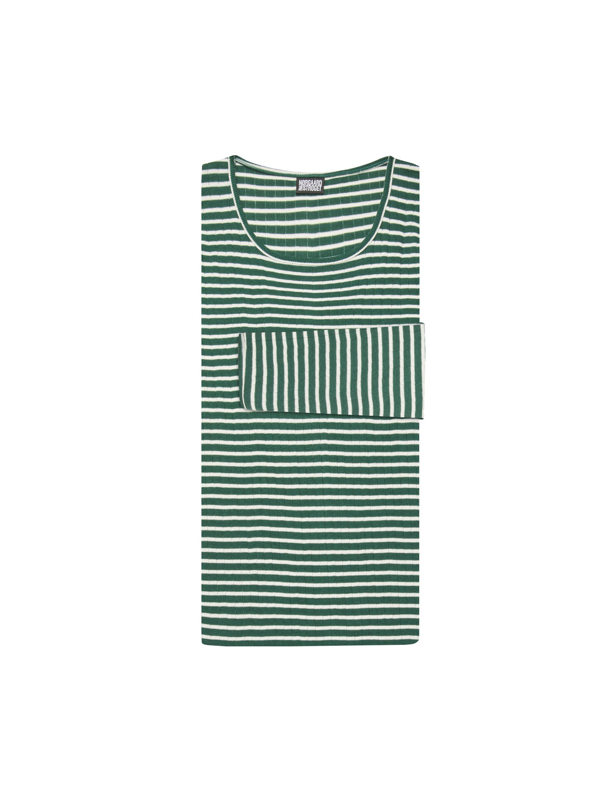 101 NPS Stripes, Bottle Green/Ecru