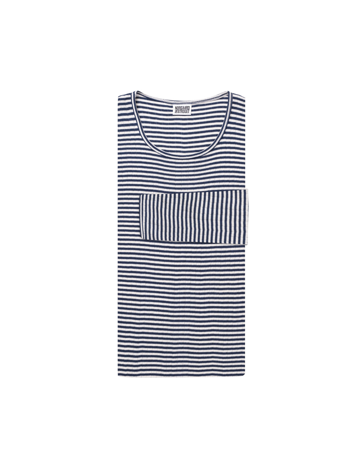 101 Fine Stripe, Marine/Ecru