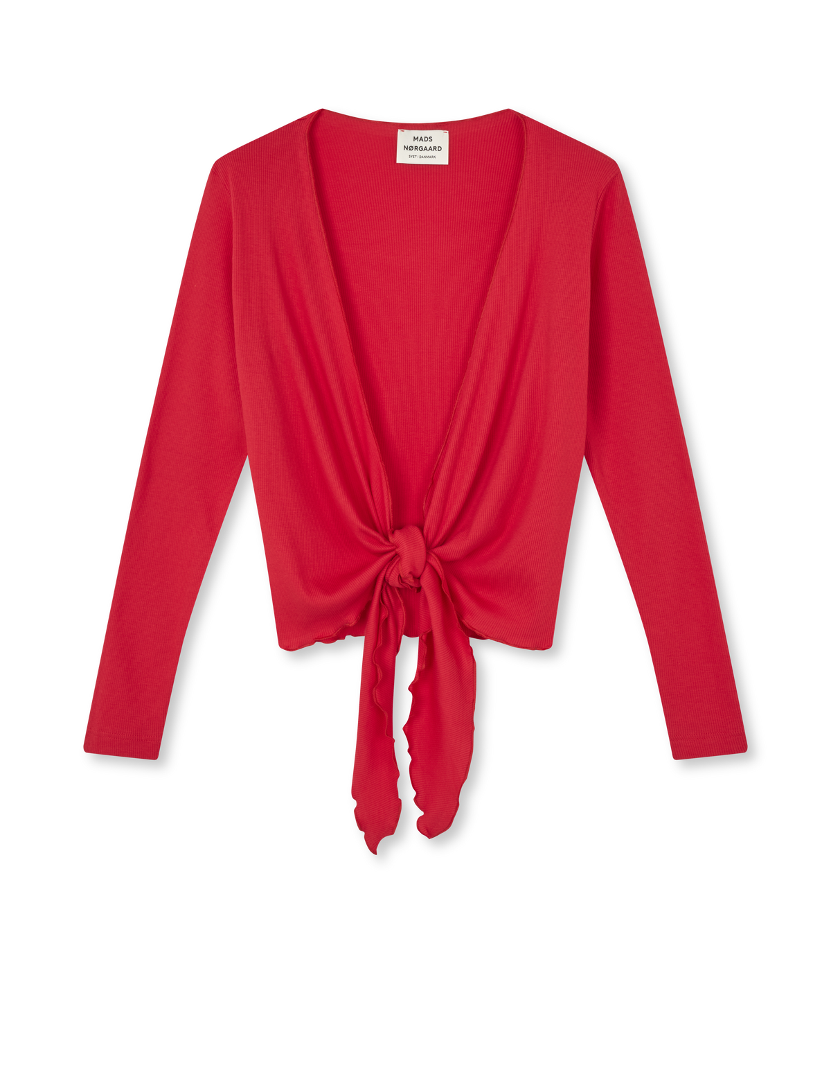 NPS Wrap Top Solid Colour, Red