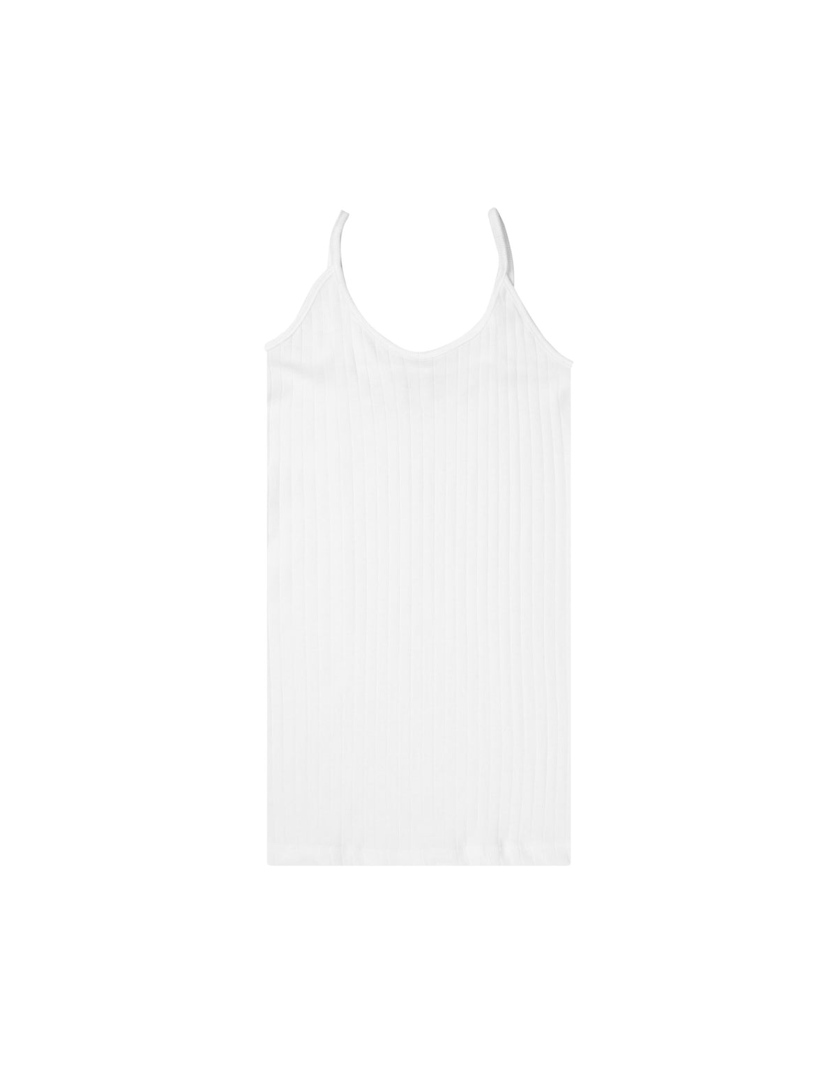 NPS Strap Top Solid Color, White
