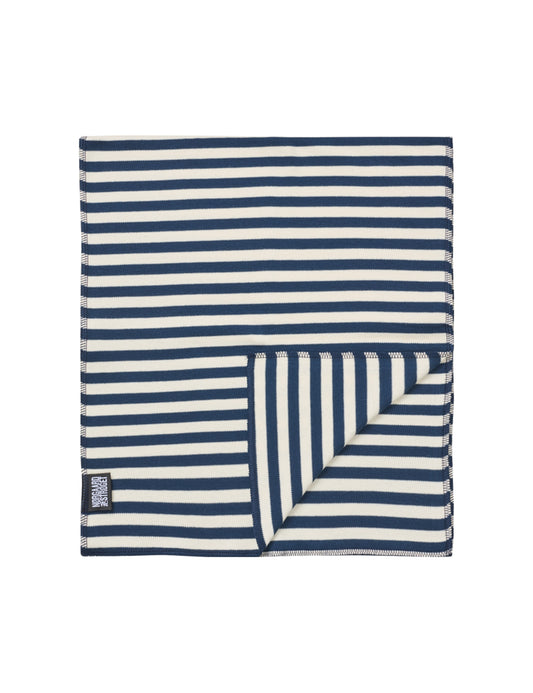 NPS Scarf Interlock, Marine/Ecru