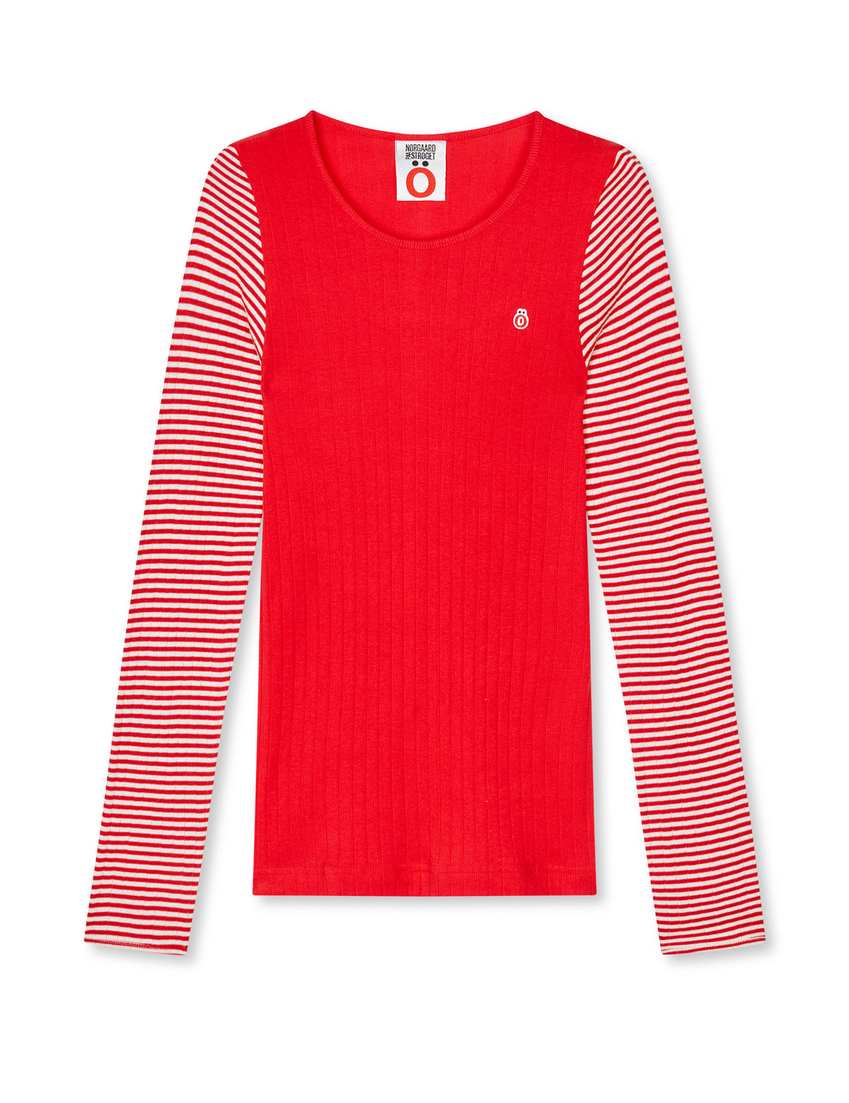 NPS Öhouse Cropped Tee, Red/Ecru