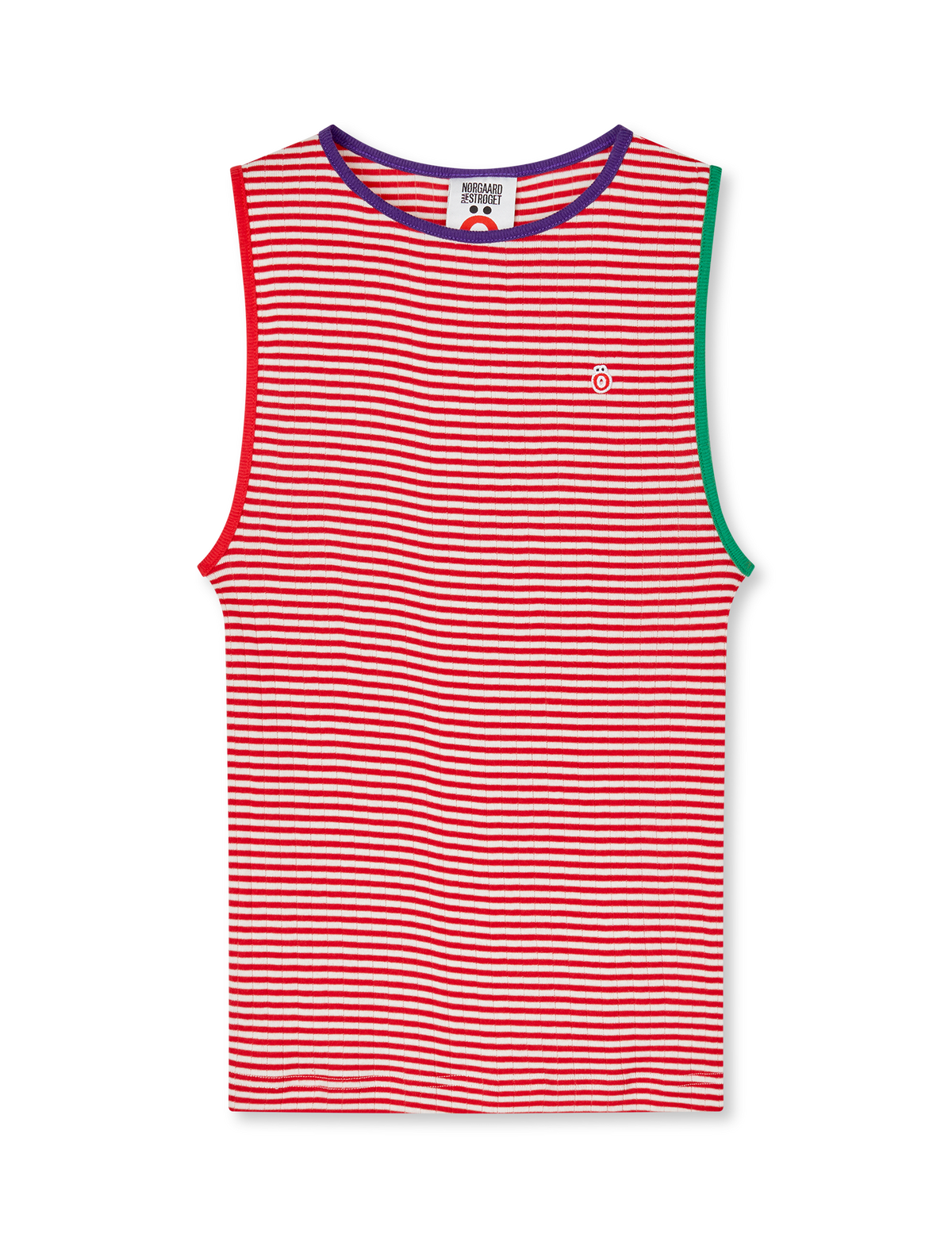 NPS Öhouse Cropped Tank, Red/Ecru/Multi