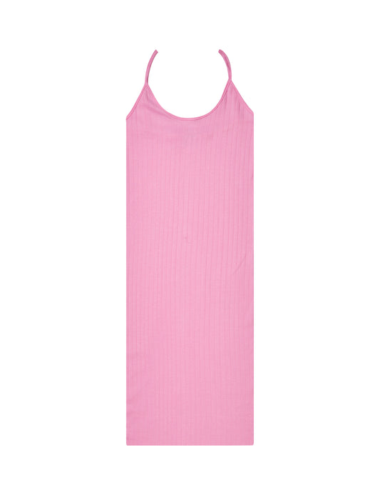 NPS Strap Dress Mini Solid Colour, Light pink