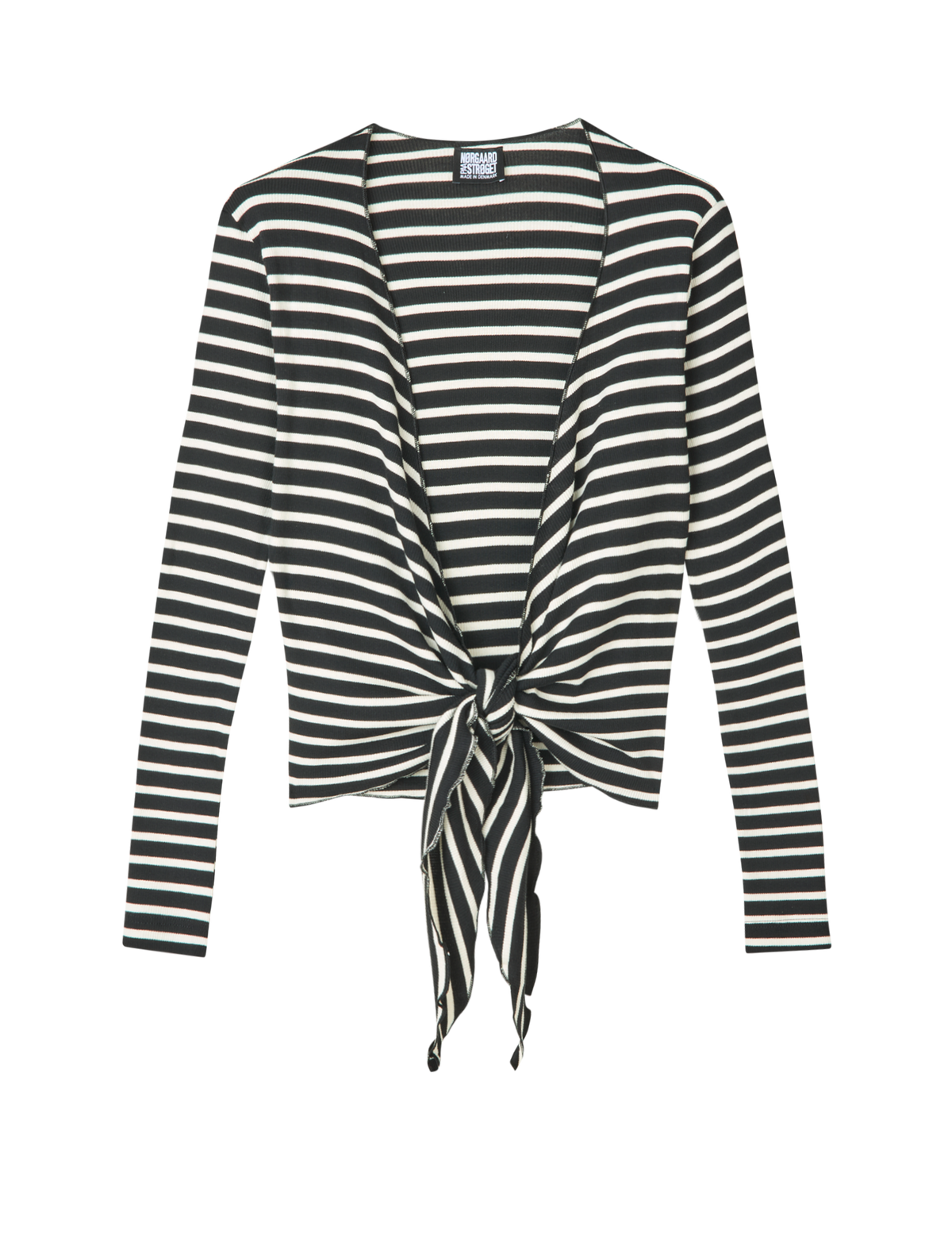 NPS Wrap Top NPS Stripe, Black/Ecru