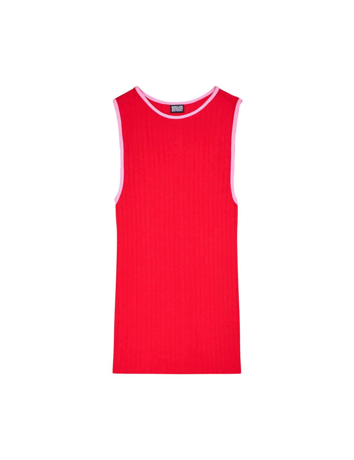 NPS Tank Top Kontrast, Red/Light Pink