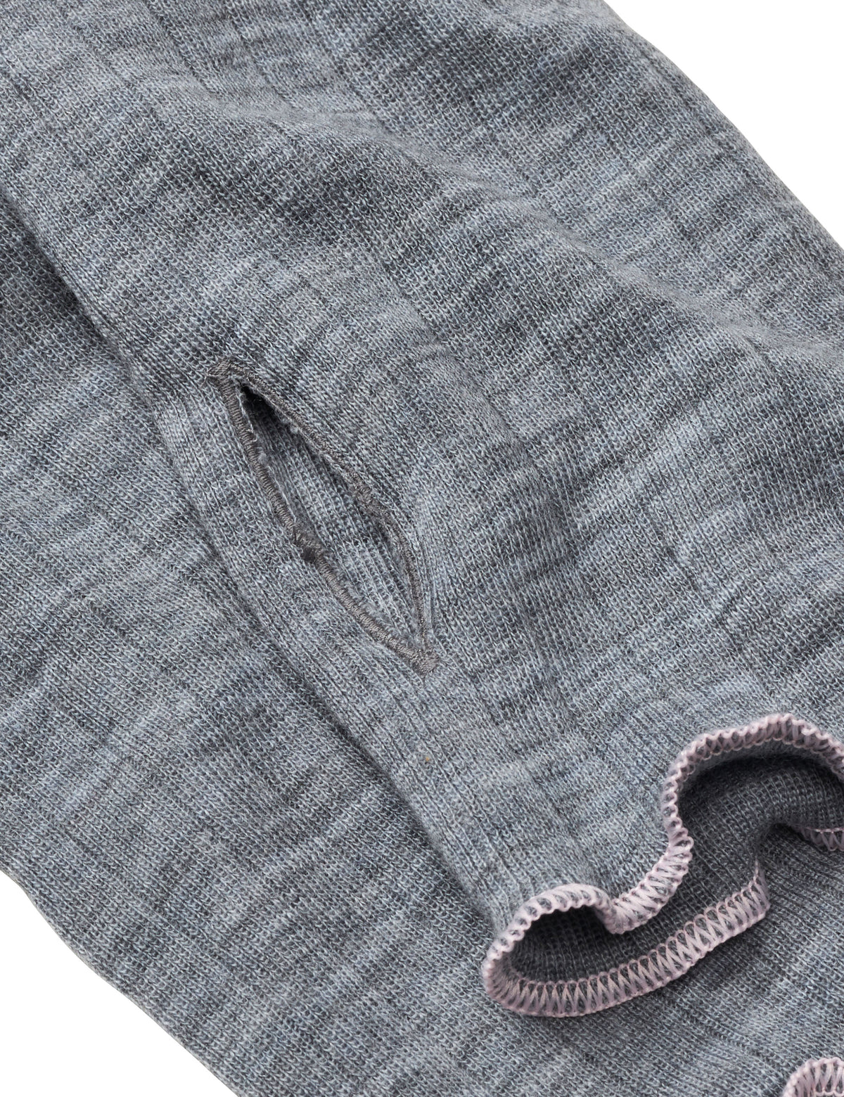 ELLE Wristwarmer Wool, Grey Mel/Rose