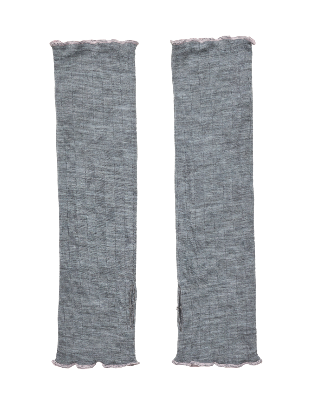 ELLE Wristwarmer Wool, Grey Mel/Rose