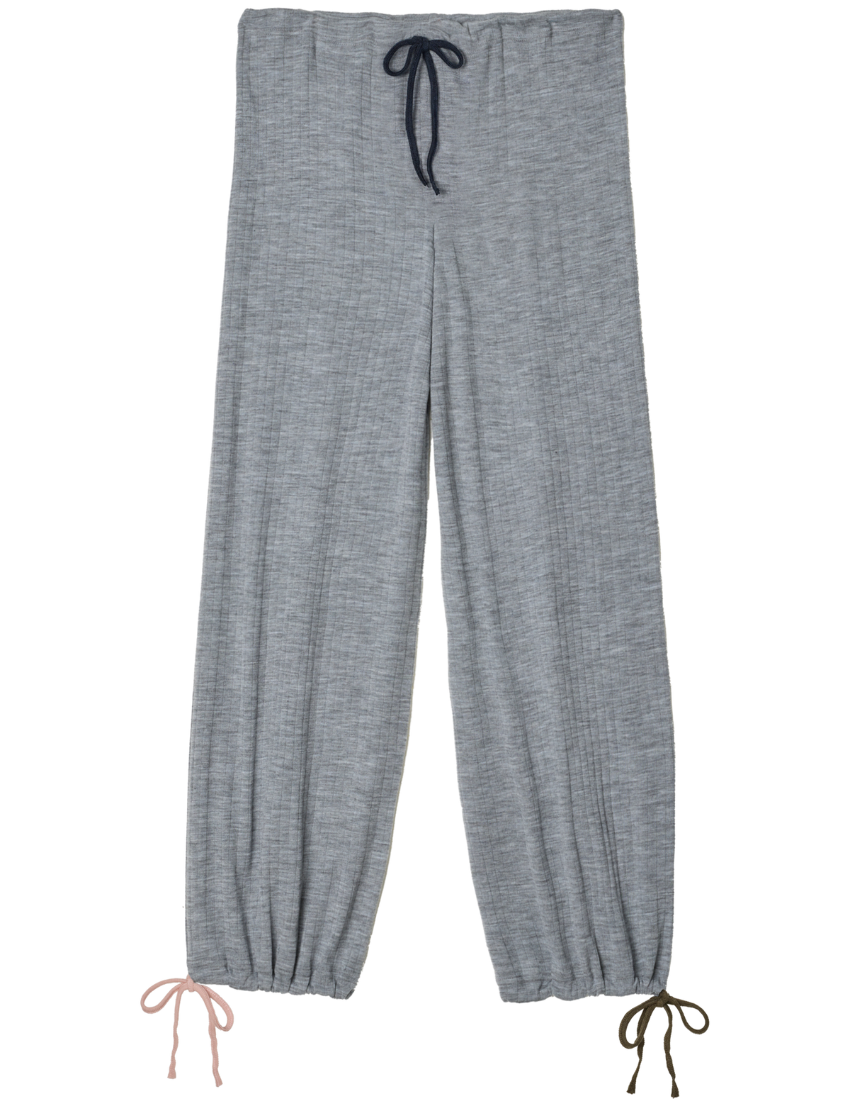 ELLE Nova Pants S Wool, Light Grey Melange
