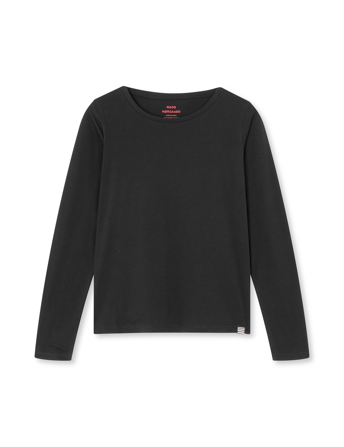 Fine Jersey Tenna Tee LS FAV, Black
