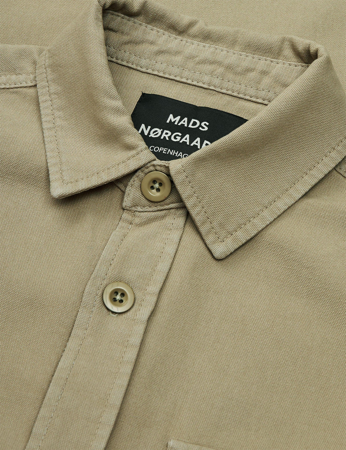Dyed Canvas Skyler Shirt, Silver Sage
