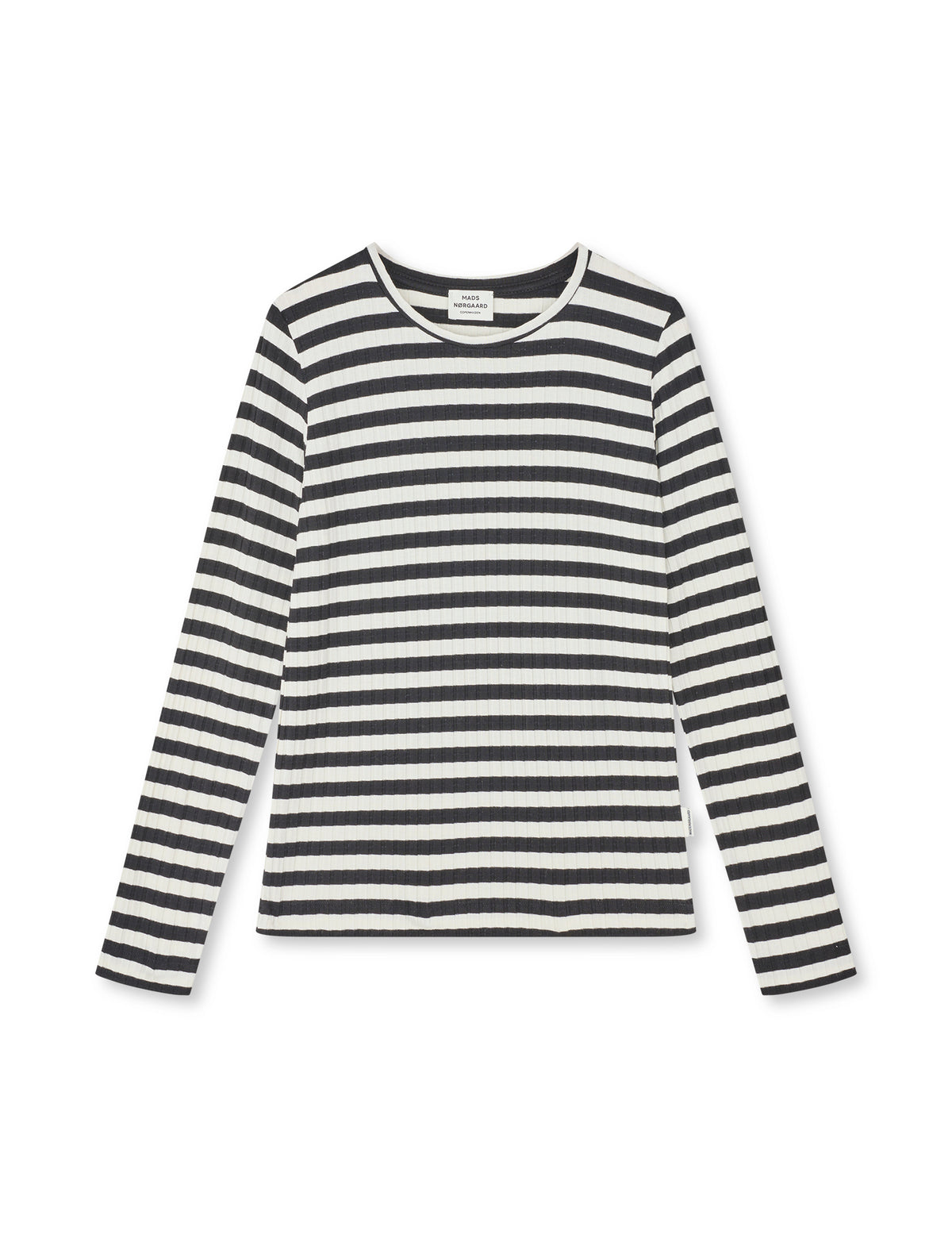 5x5 Classic Stripe Talika Top, Black/Vanilla Ice
