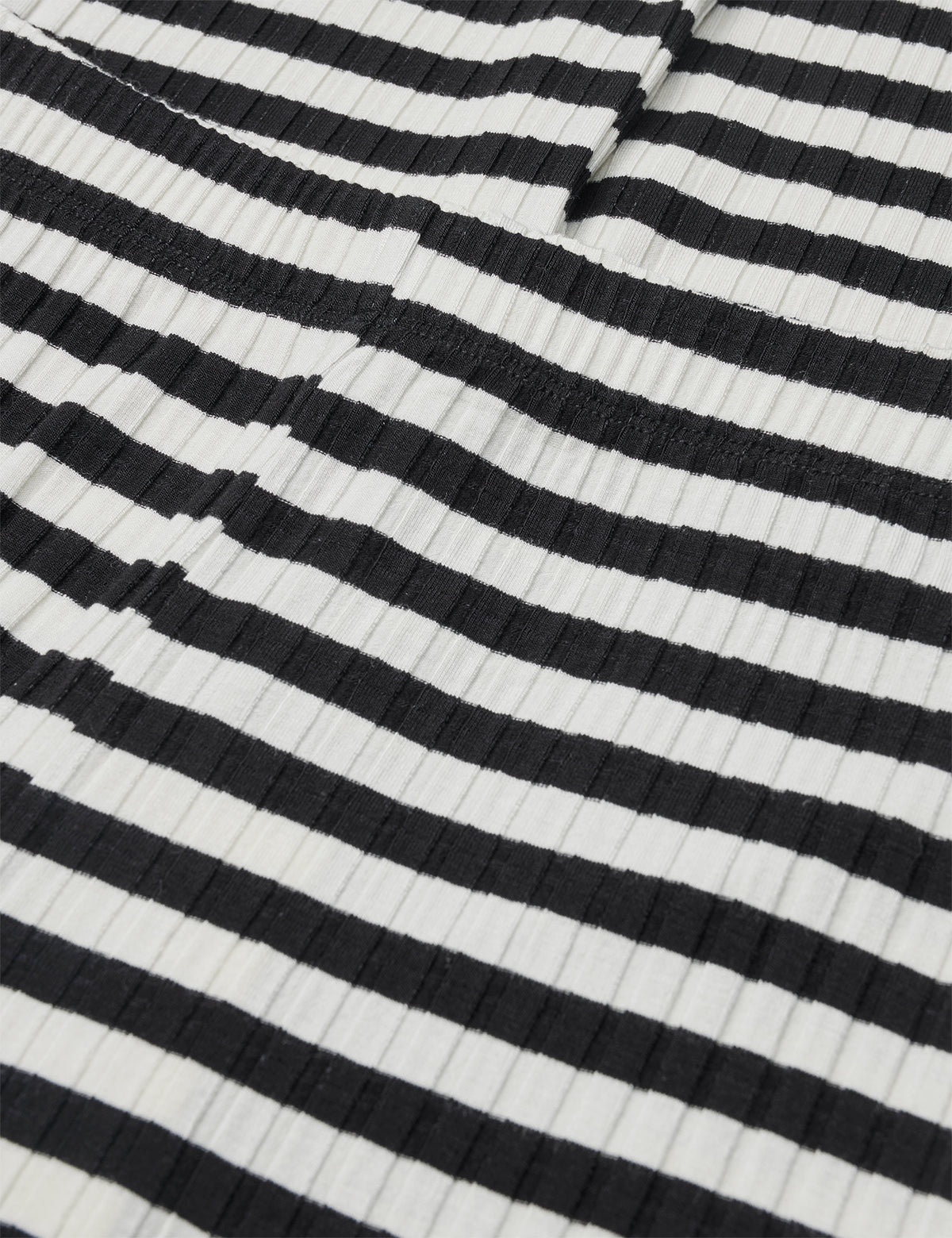 5x5 Classic Stripe Lala Leggings, Black/Vanilla Ice