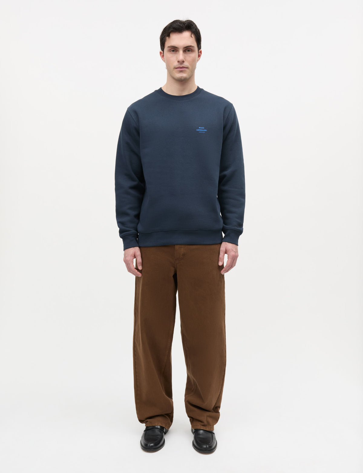 Standard Crew Logo Sweat, Sky Captain