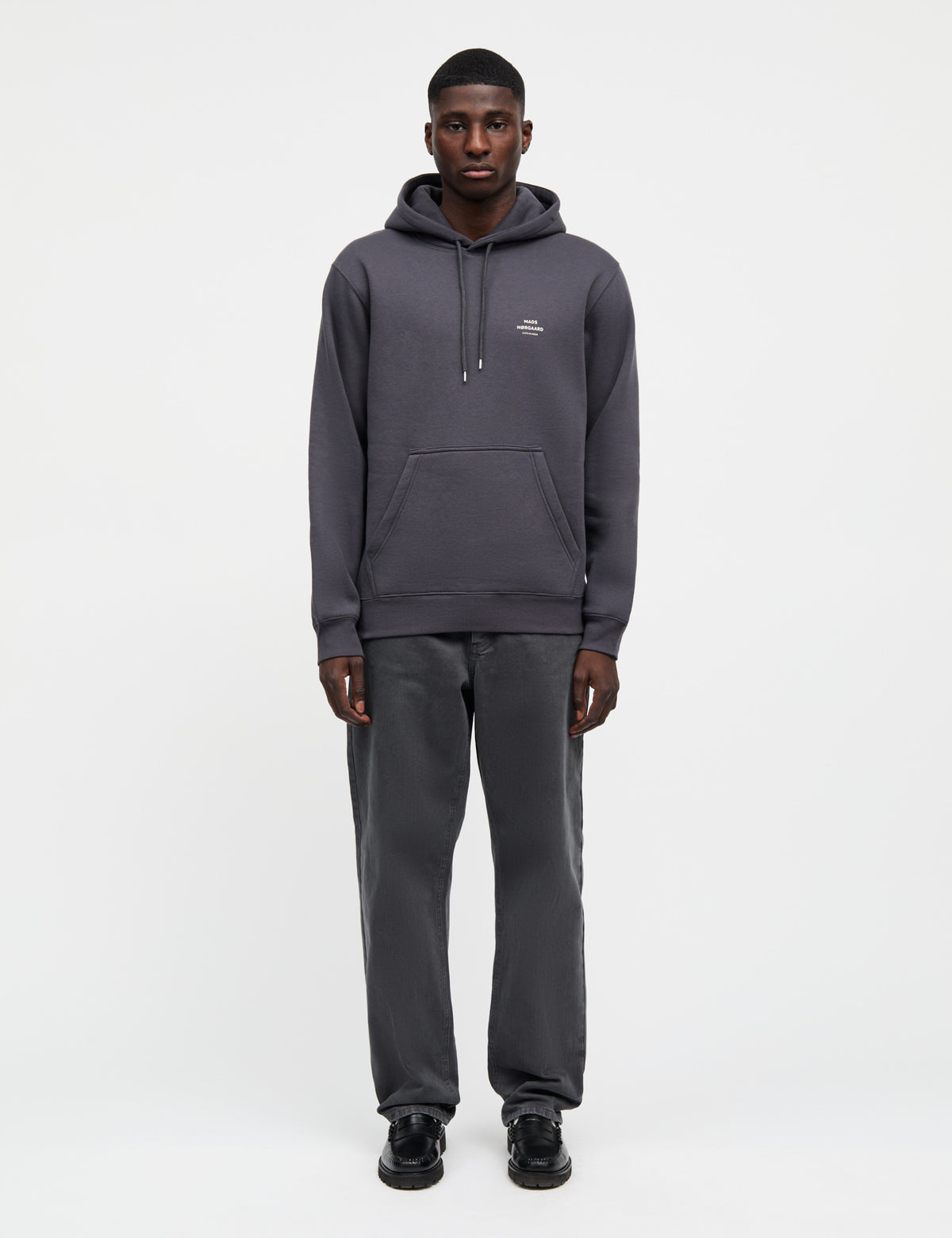 Standard Hoodie Logo Sweat, Asphalt