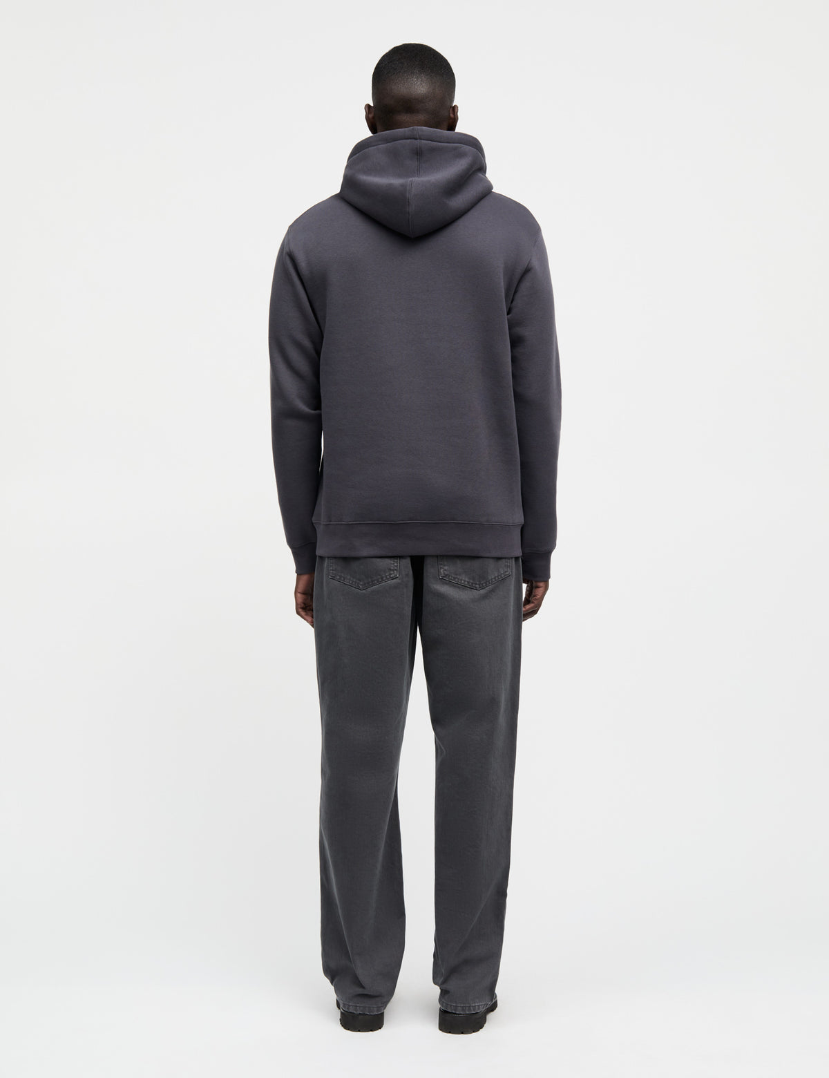 Standard Hoodie Logo Sweat, Asphalt