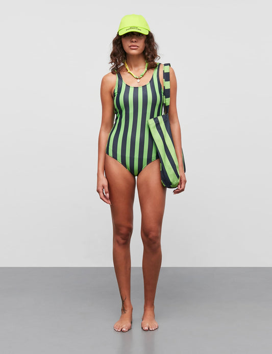 Sallee Swimsuit, Parisian Night/Green Flash