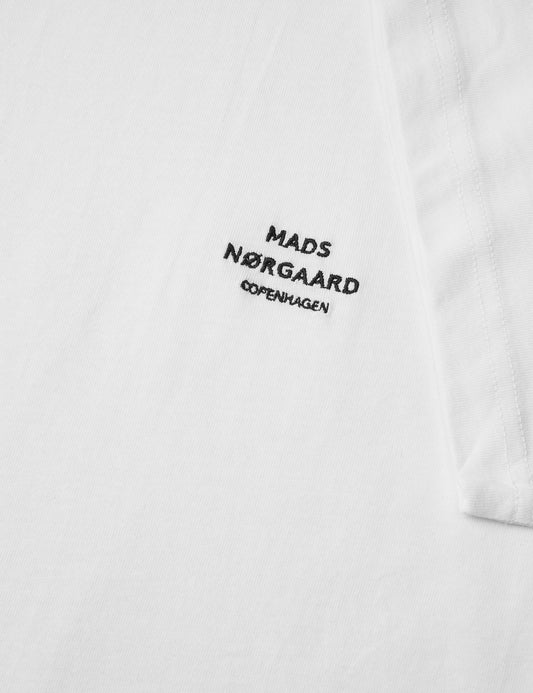 Cotton Jersey Frode Logo Tee FAV, White