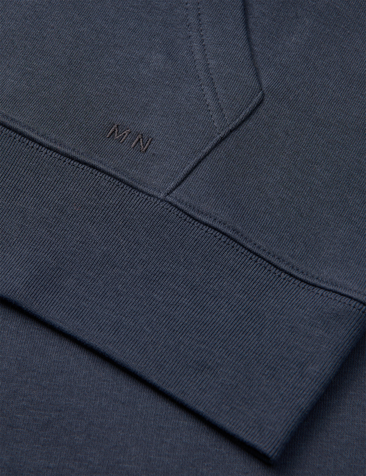 Standard Luka Hoodie Zip Sweat, Sky Captain