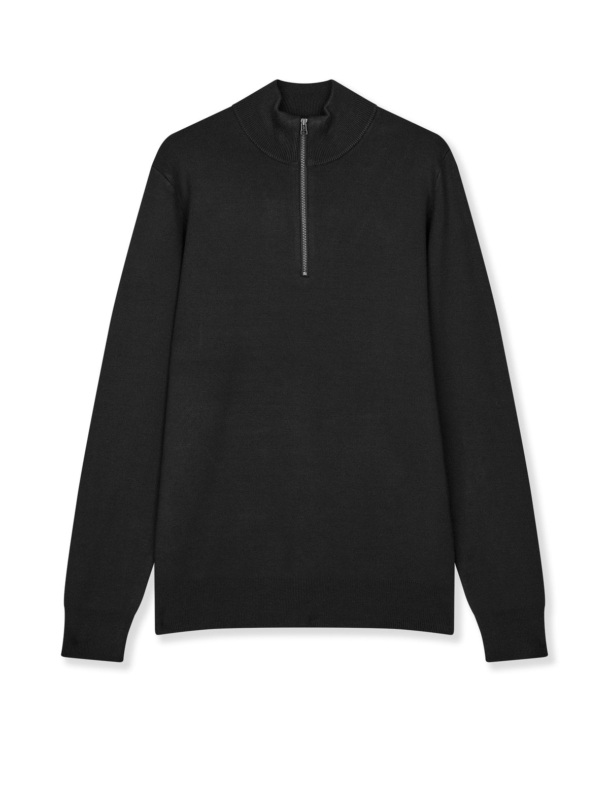 Urban Chase Half Zip Knit, Black