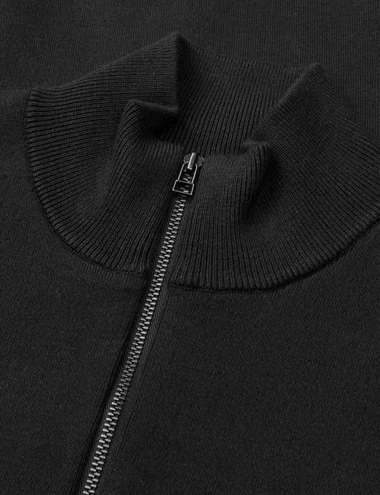Urban Chase Half Zip Knit, Black