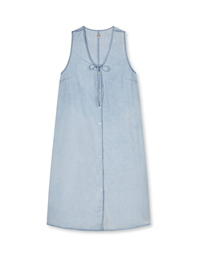 Air Denim Pauline Dress, Sunbleached Blue