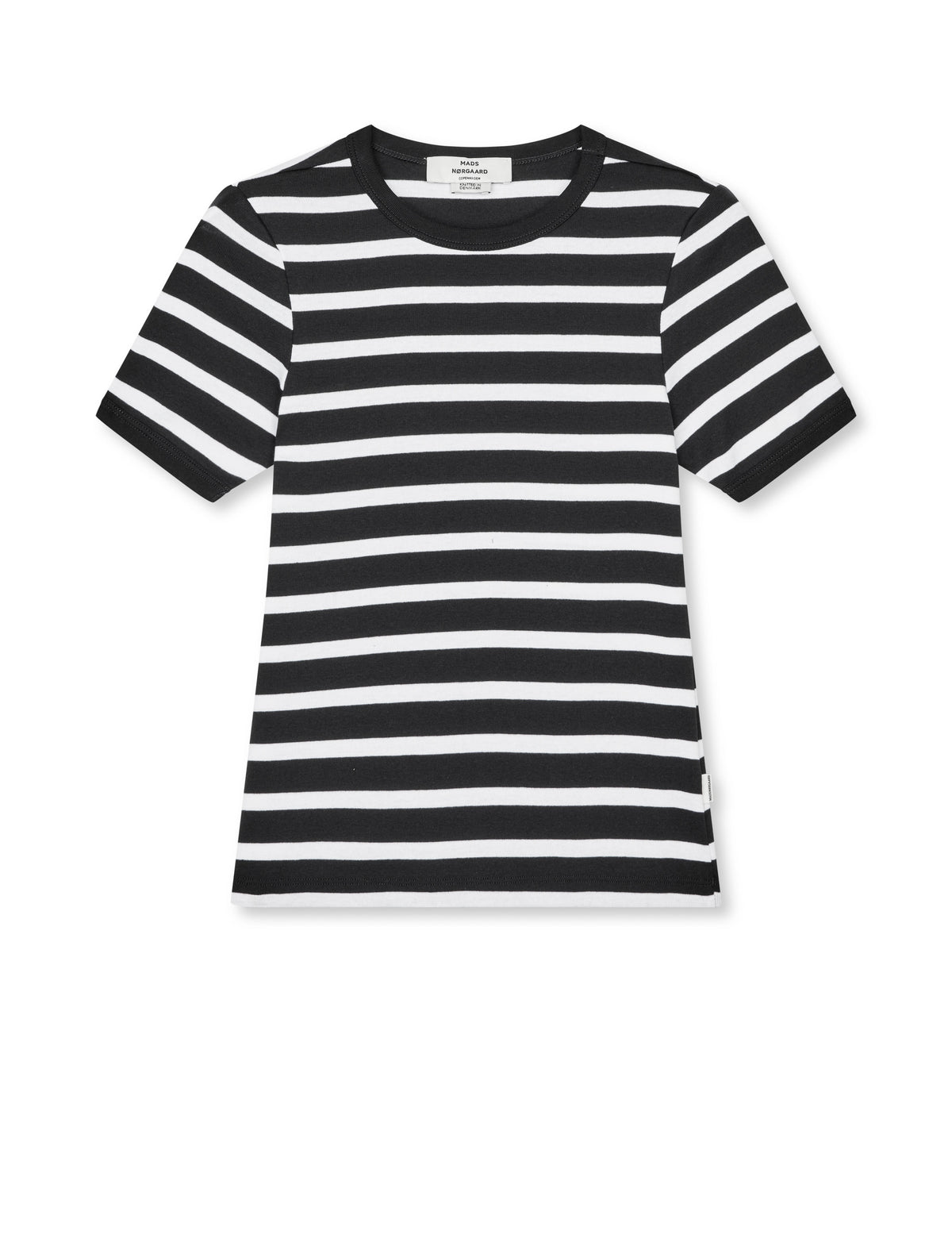 Grace Jersey Stripe June Tee, Black/White