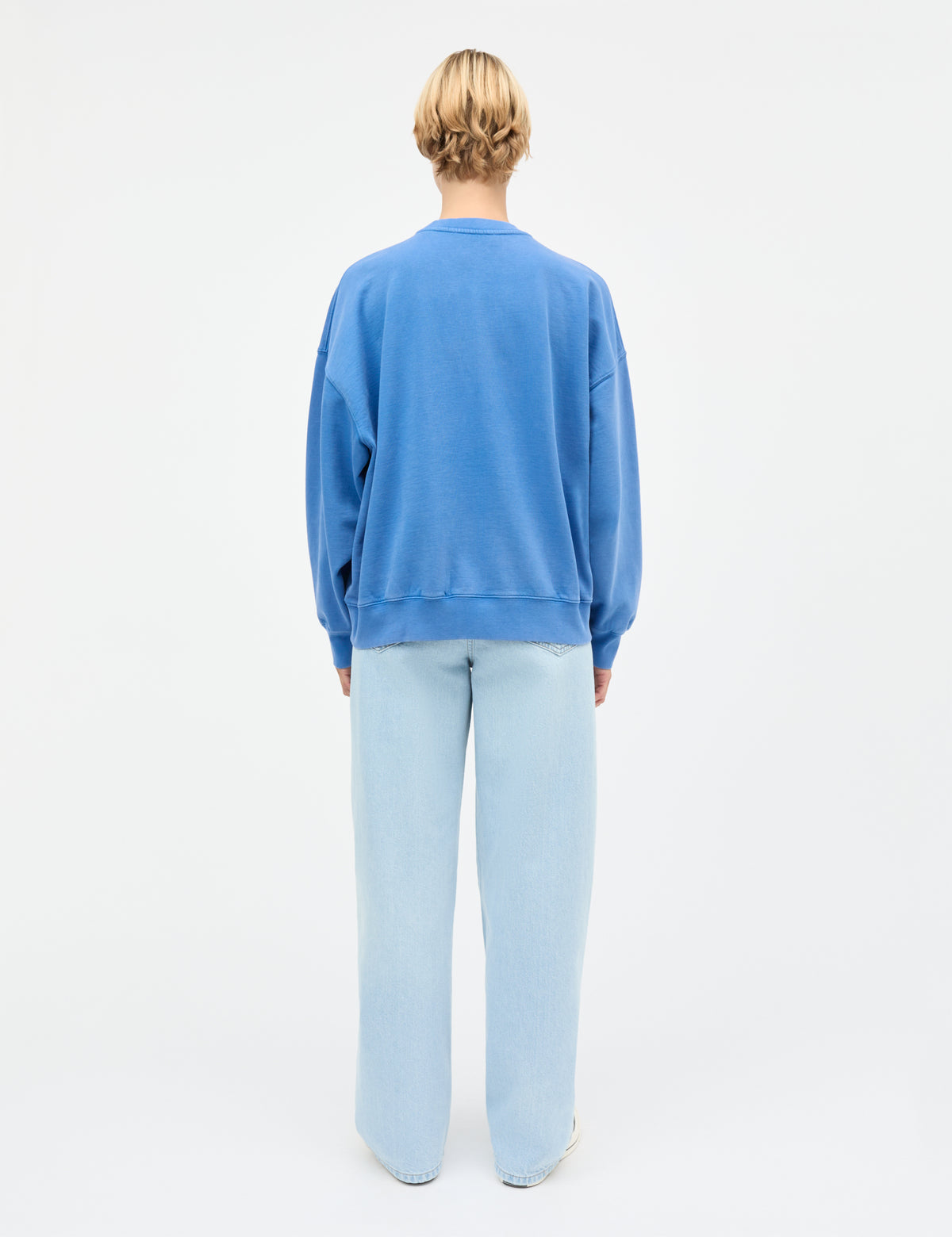 Compact Cotton Atli Sweatshirt, Bright Cobalt