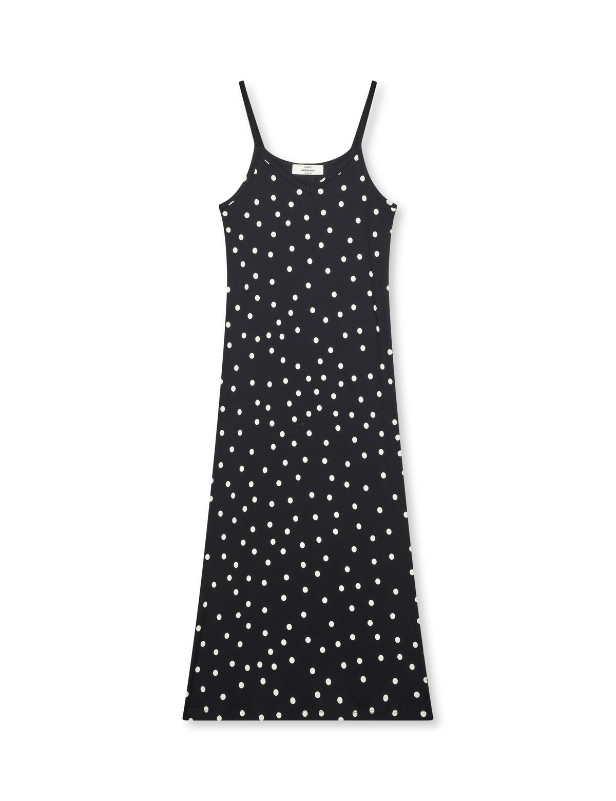 2x2 Cotton Delkissa Dress AOP, Dot AOP Black