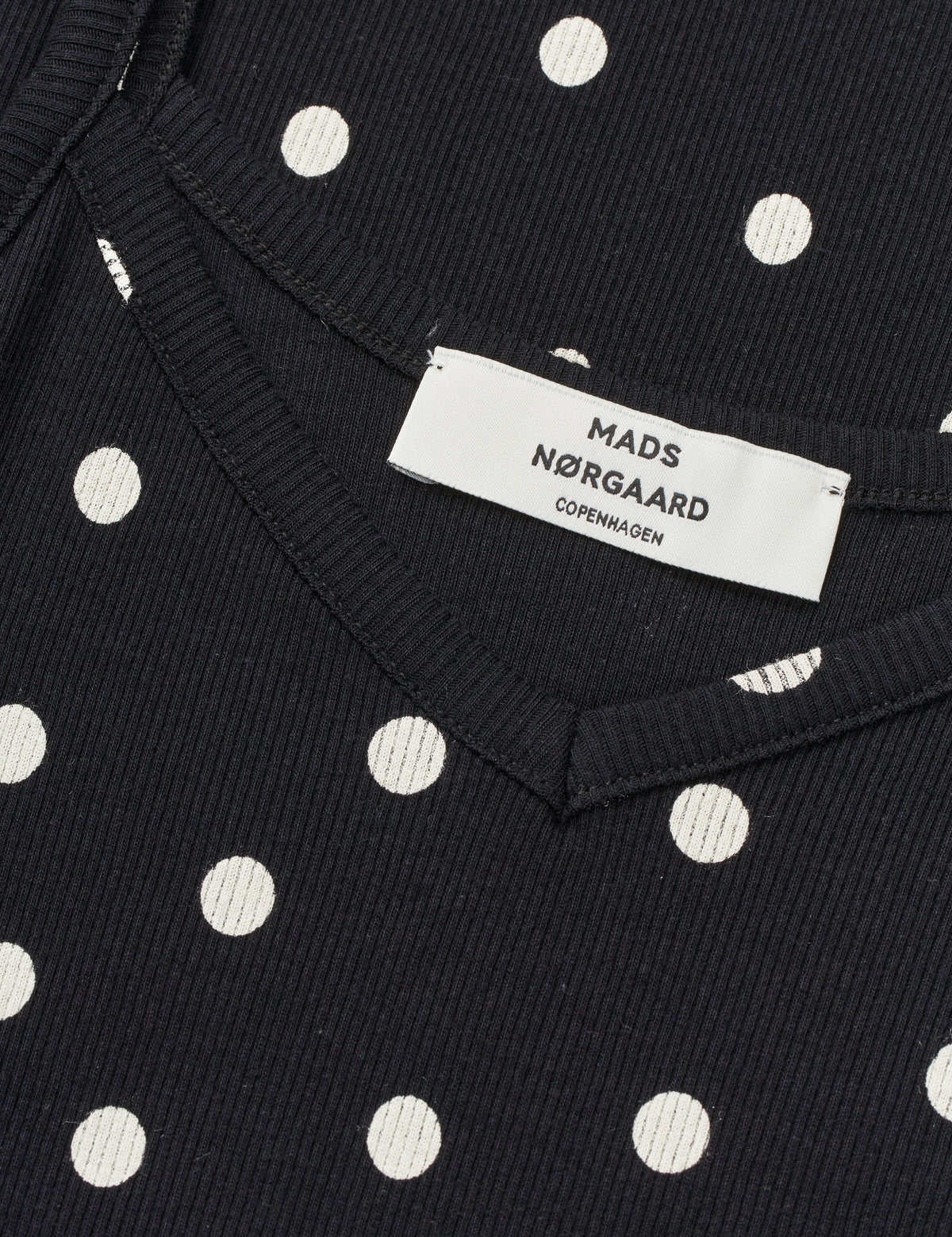 2x2 Cotton Delkissa Dress AOP, Dot AOP Black