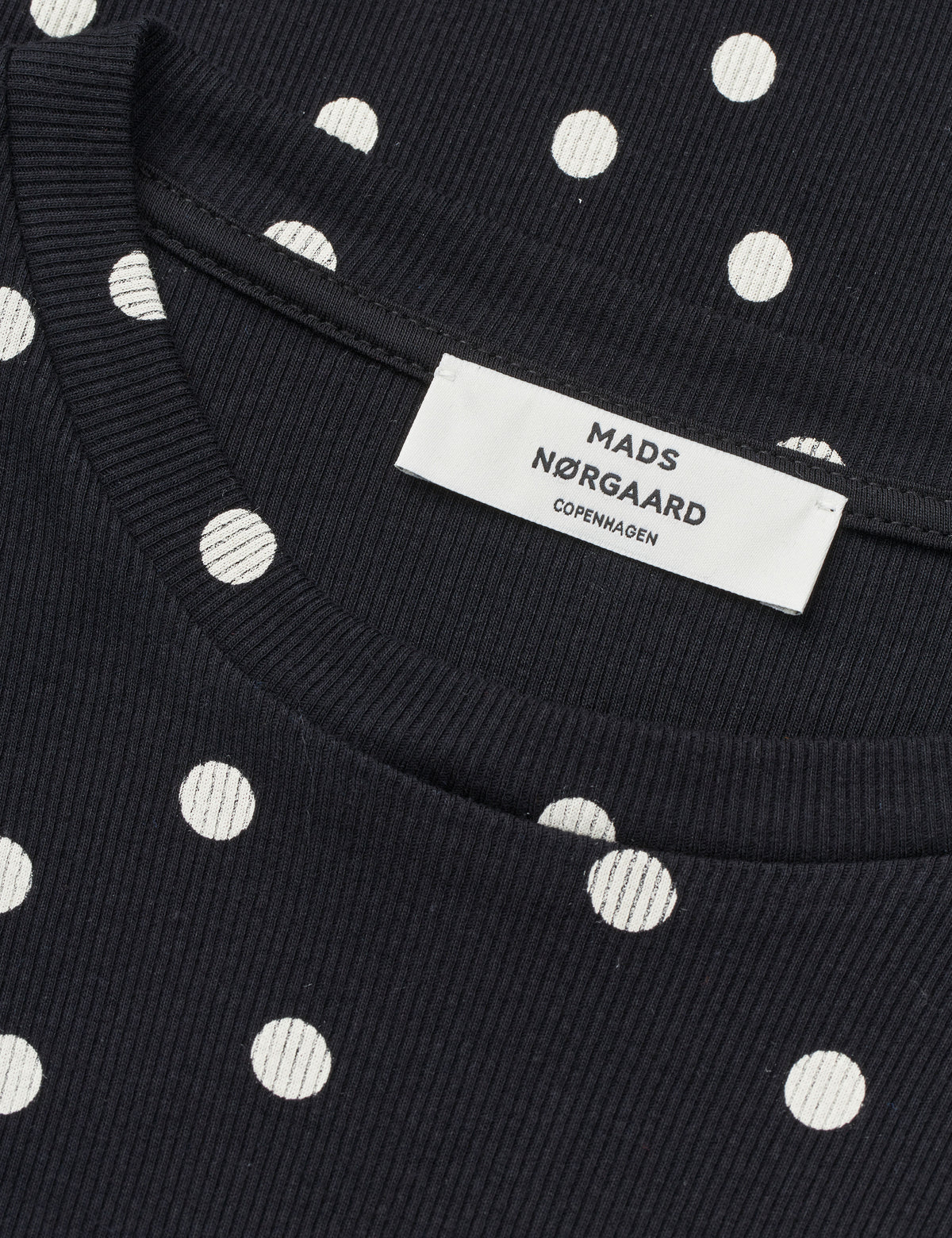 2x2 Cotton Tuba Tee LS AOP, Dot AOP Black