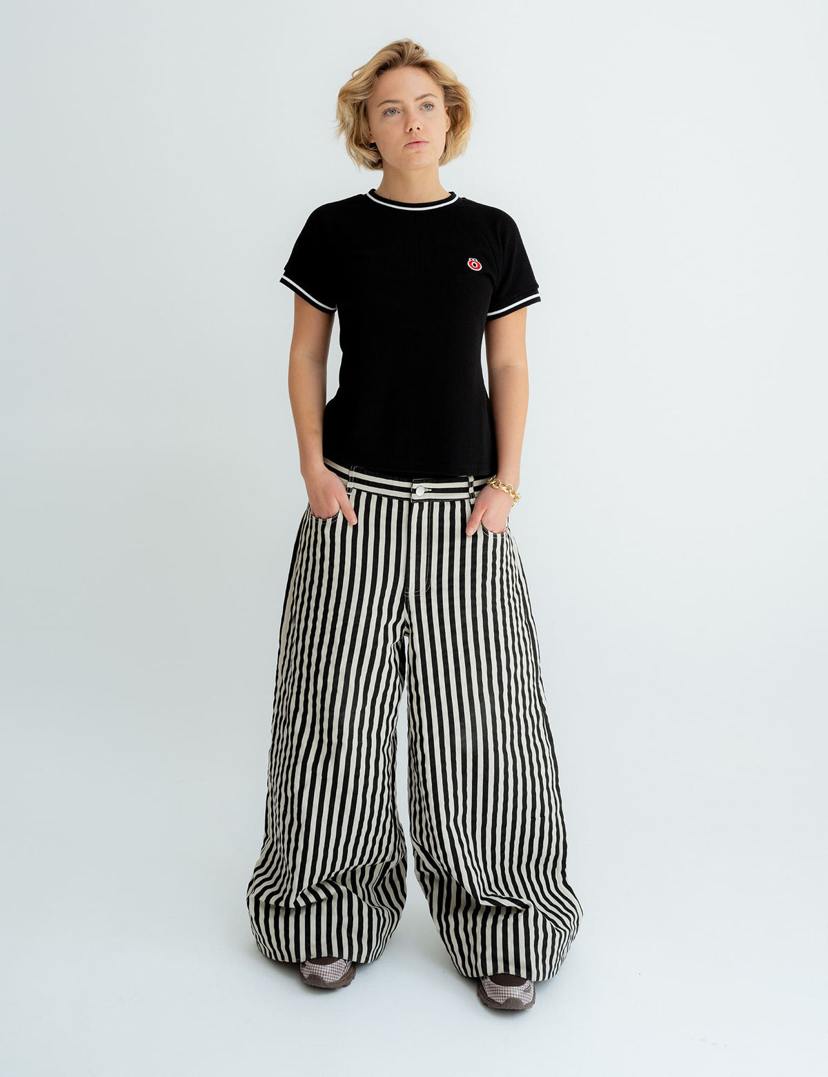 Megan Baby Tee, Black