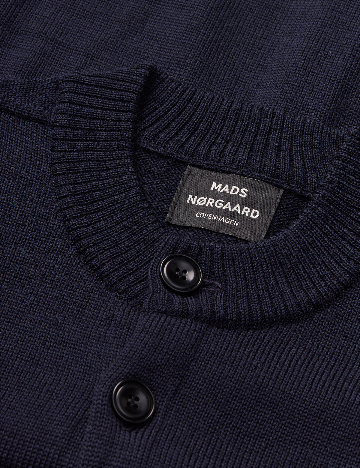 Wool Kjeld Cardigan Knit, Sky Captain