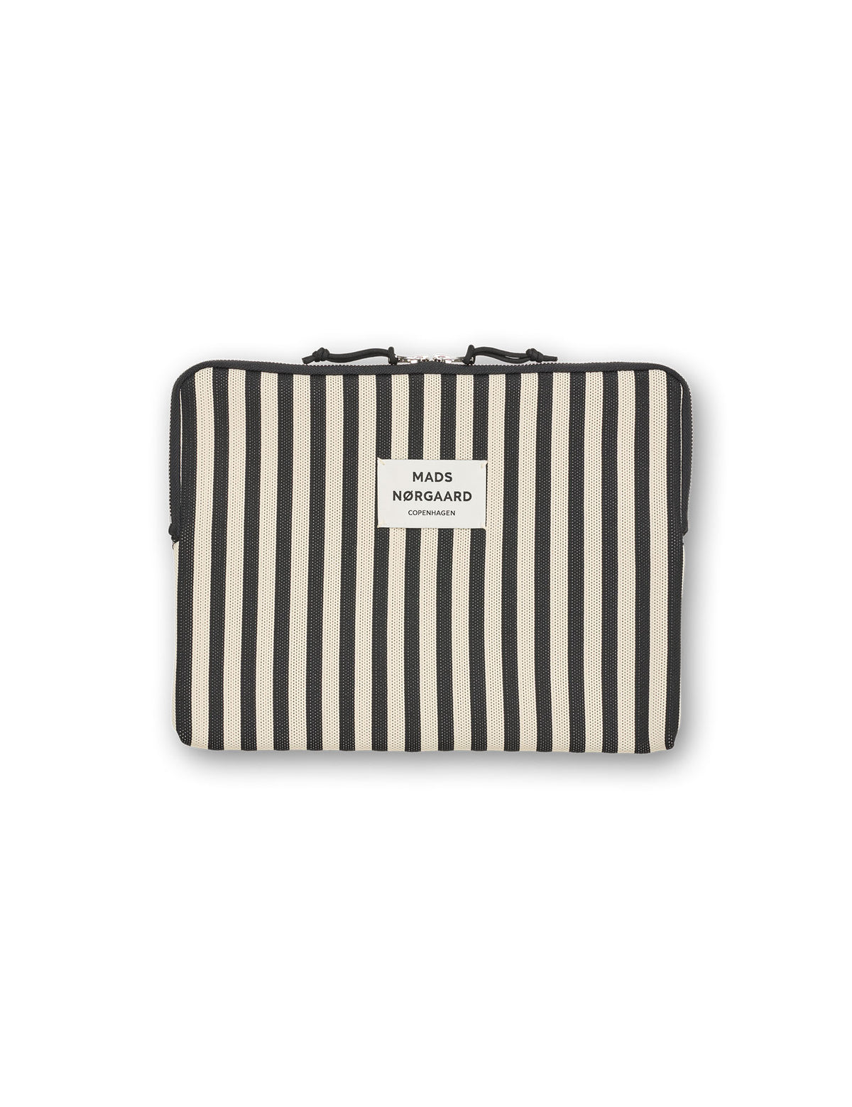 Knit Stripe Computer Sleeve Small, Black/White