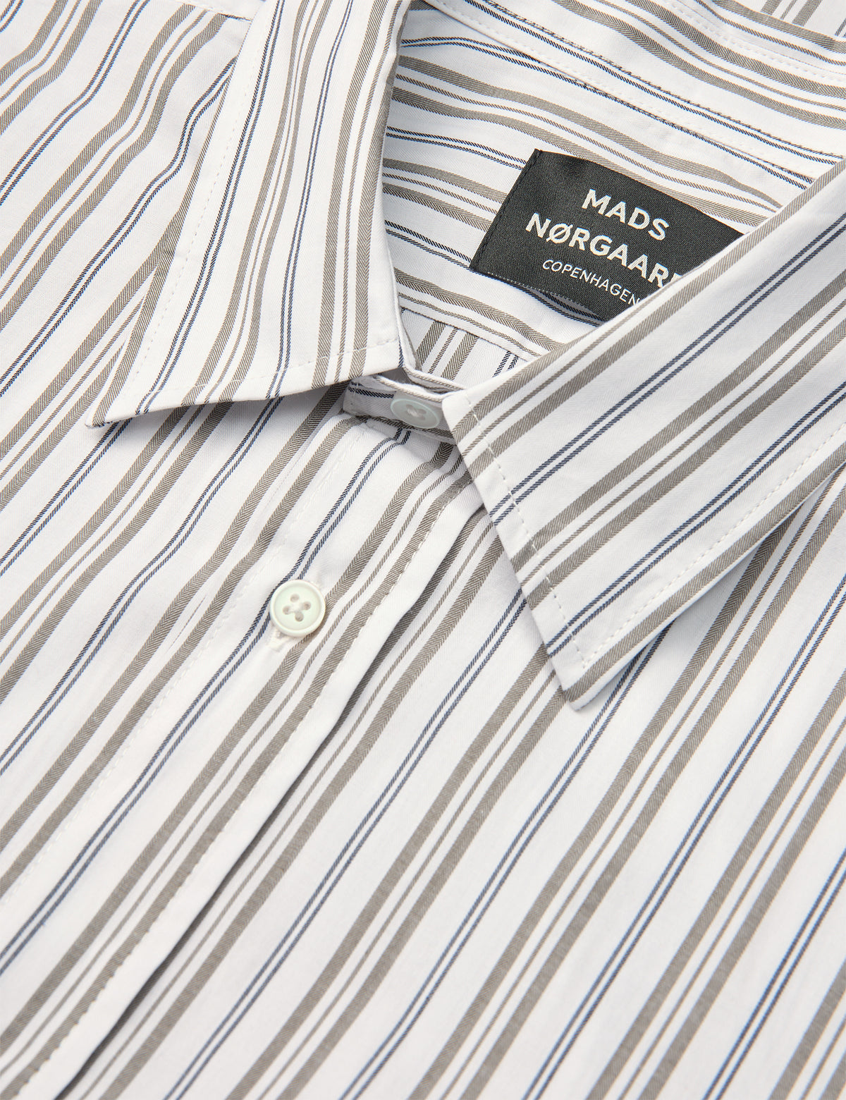 Cotton Soft Marcel Shirt, White/Tarmac ST.