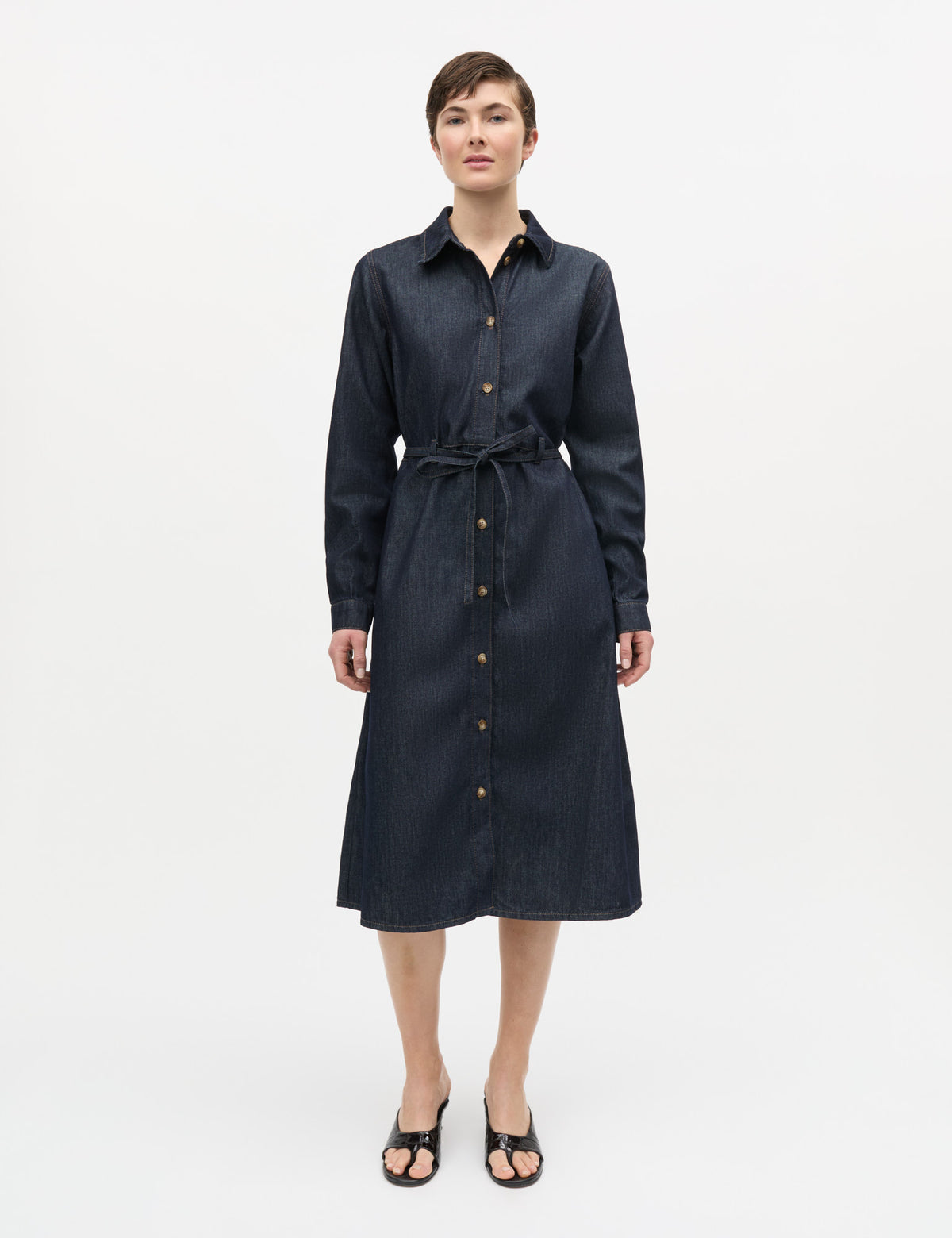 Cosy Denim Svanil Dress, Rinse