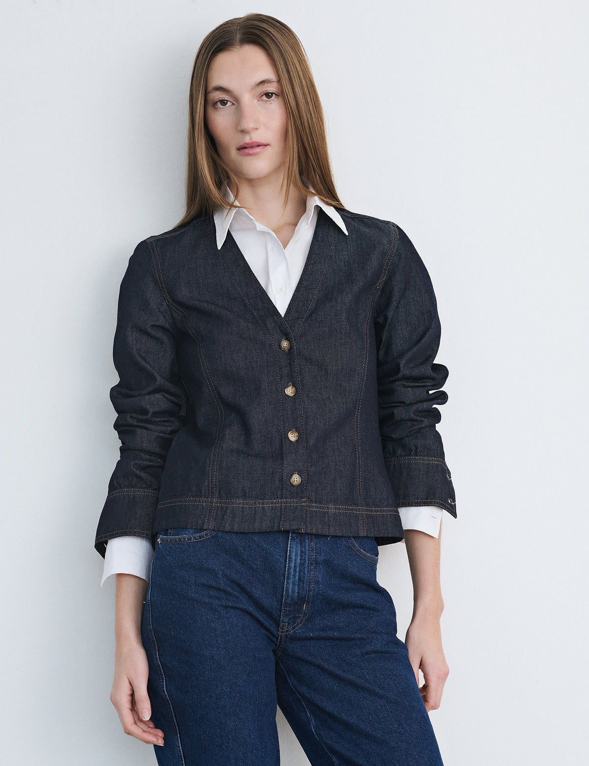 Cosy Denim Maya Shirt, Rinse