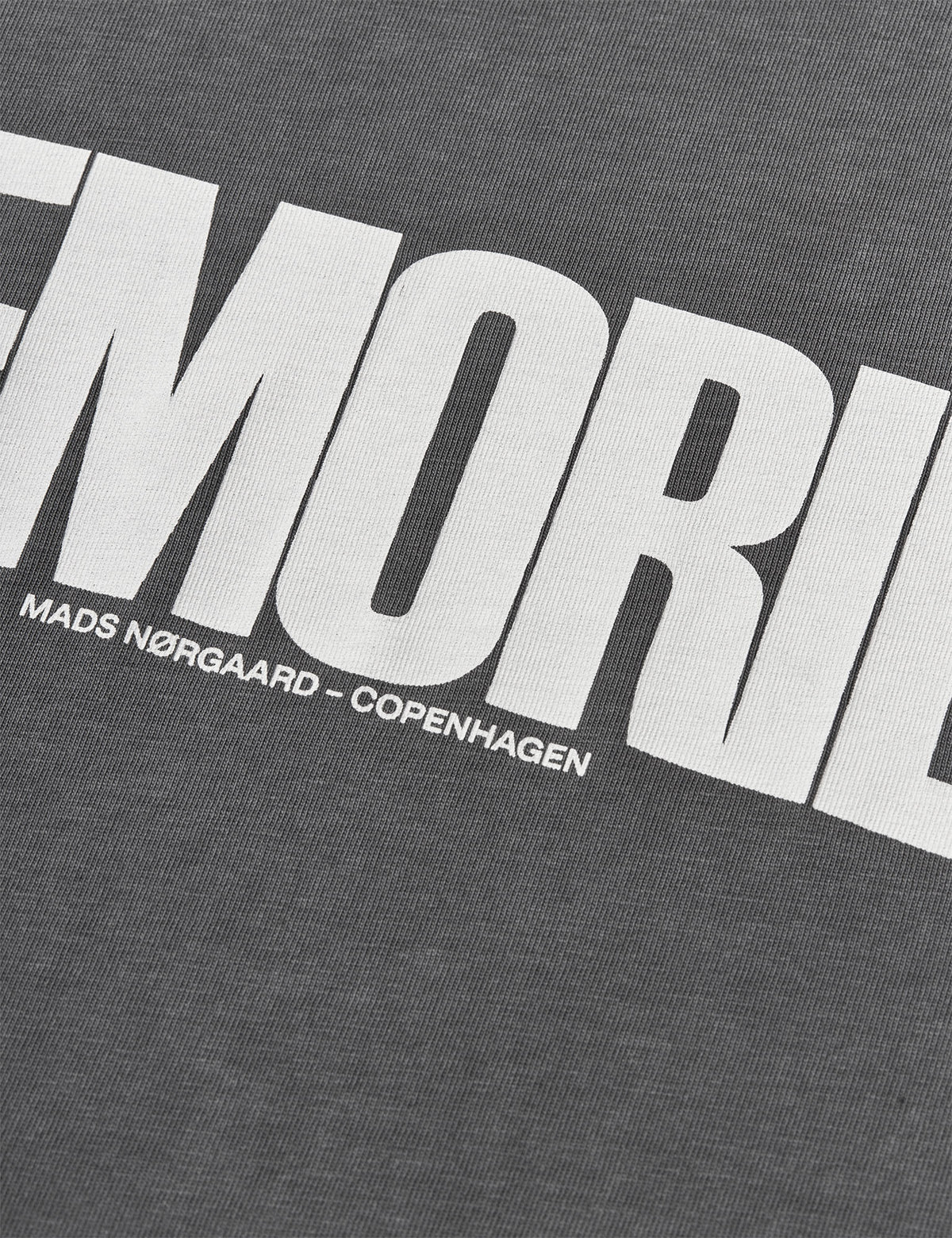 Cotton Jersey Jerry Tee LS, Washed Black
