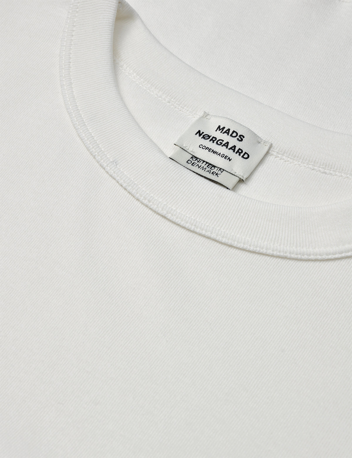 Klassik Rib Elliot LS Tee, White