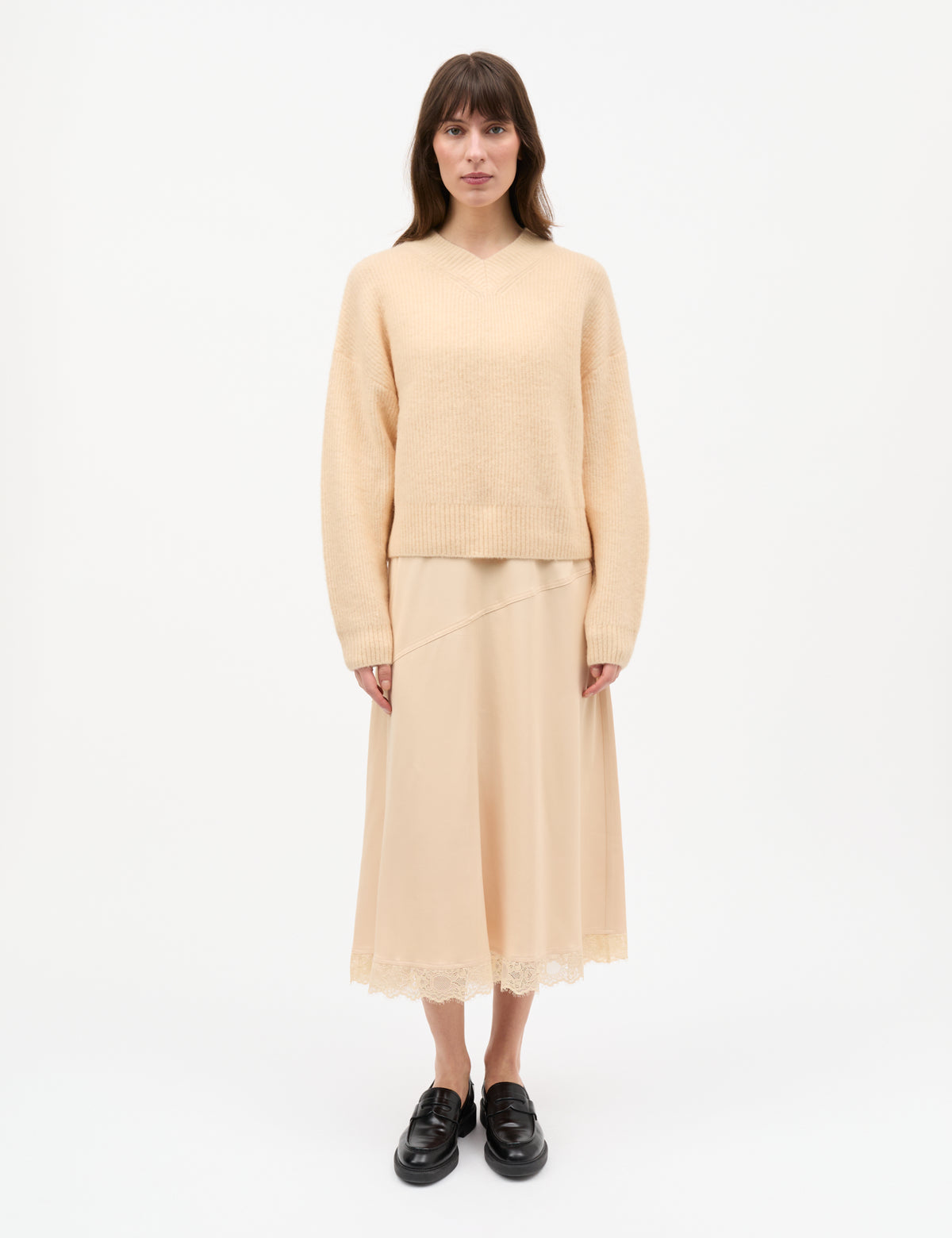 Alpaca Wool Esther Knit, Wheat
