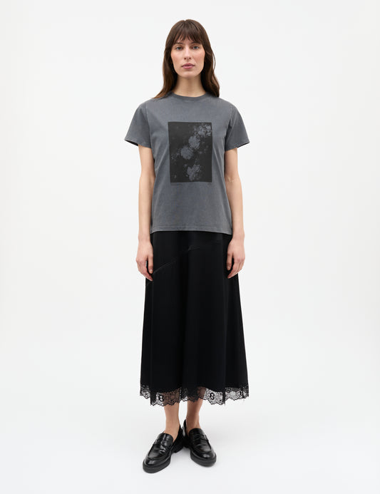 Cotton Jersey Trenda Tee, Black