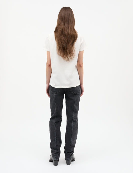 Cotton Jersey Trenda Tee, Snow White