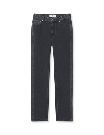 Salvo Denim Regy Jeans, Black Stone Wash