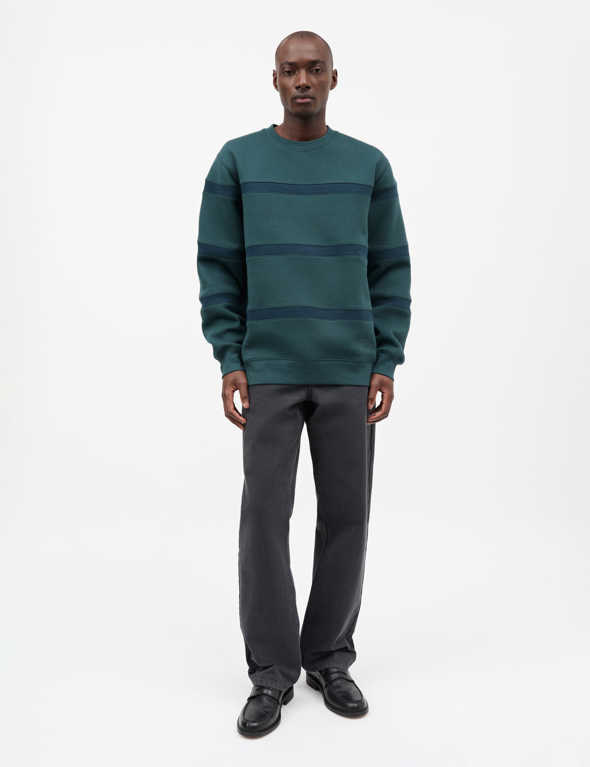 Standard Stripe Crew Logo Sweat, Magical Forest